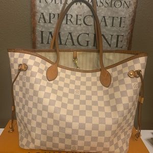 Lou Vuitton never full mm authentic
